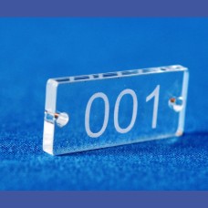 GUARDARROPA Conjunto placas circulo y rectangulo<br>Medidas: 35 x 35 mm y 45 x 20 mm<br>